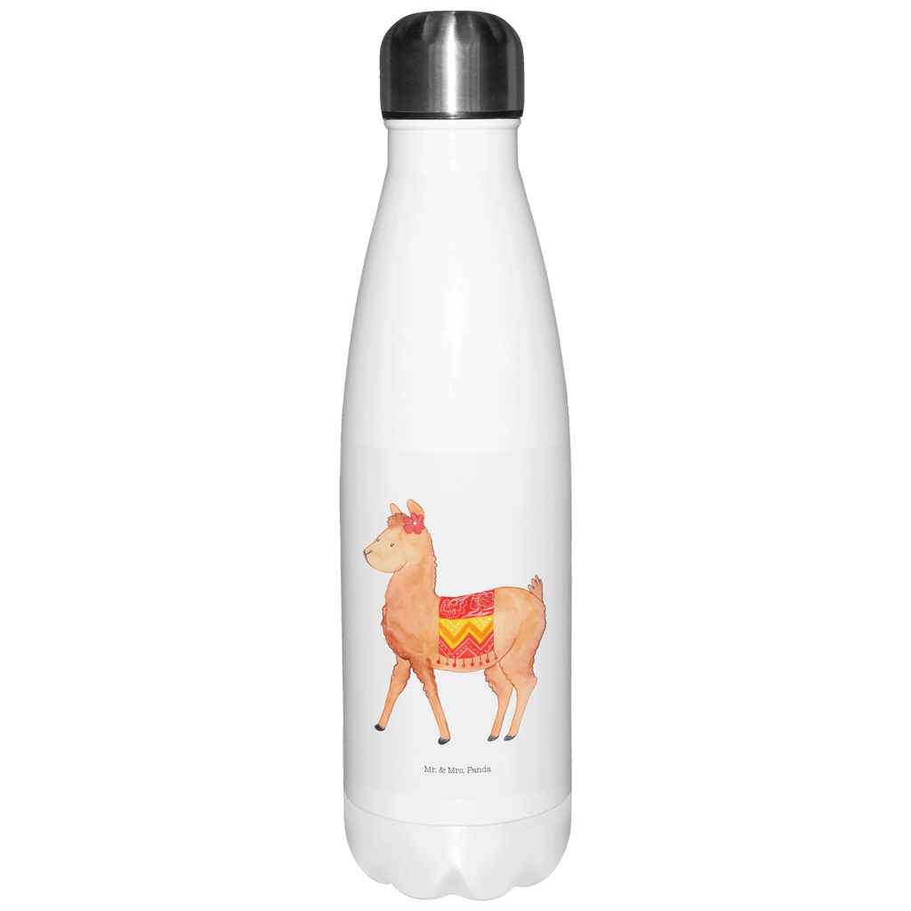 Thermosflasche Alpaka stolz Isolierflasche, Thermoflasche, Trinkflasche, Thermos, Edelstahl, Alpaka, Lama