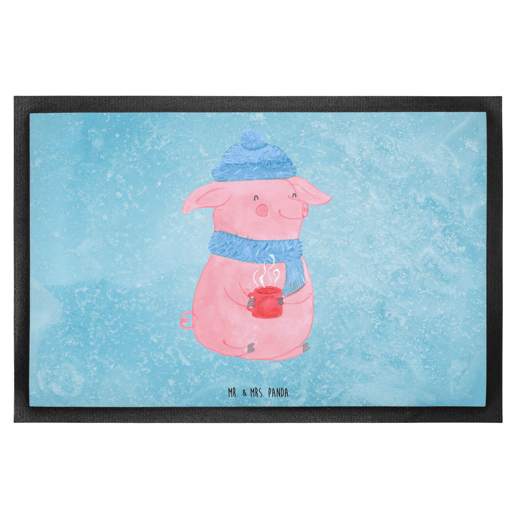 Fußmatte Glühschwein Glühschwein, Glühwein, Weihnachtsmarkt, Punsch Türvorleger, Schmutzmatte, Fußabtreter, Matte, Schmutzfänger, Fußabstreifer, Schmutzfangmatte, Türmatte, Motivfußmatte,  Haustürmatte, Vorleger  Winter, Weihnachten, Weihnachtsdeko, Nikolaus, Advent, Heiligabend, Wintermotiv