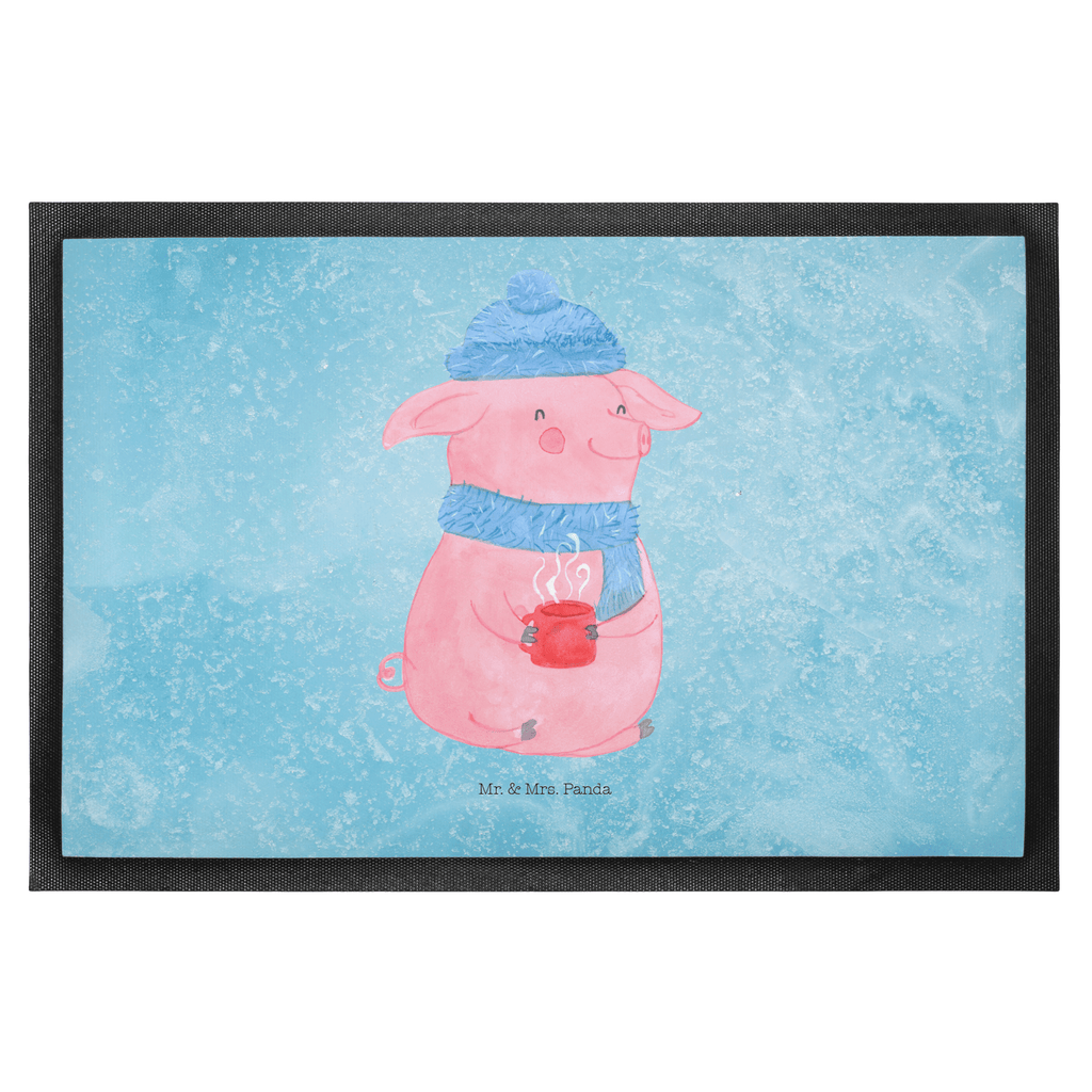 Fußmatte Glühschwein Glühschwein, Glühwein, Weihnachtsmarkt, Punsch Türvorleger, Schmutzmatte, Fußabtreter, Matte, Schmutzfänger, Fußabstreifer, Schmutzfangmatte, Türmatte, Motivfußmatte,  Haustürmatte, Vorleger  Winter, Weihnachten, Weihnachtsdeko, Nikolaus, Advent, Heiligabend, Wintermotiv