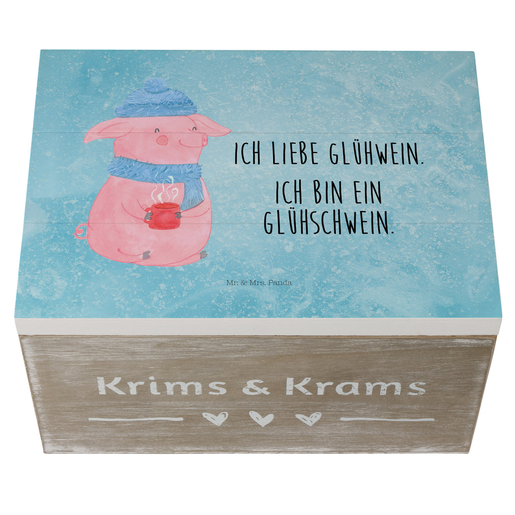Holzkiste Glühschwein Holzkiste, Kiste, Schatzkiste, Truhe, Schatulle, XXL, Erinnerungsbox, Erinnerungskiste, Dekokiste, Aufbewahrungsbox, Winter, Weihnachten, Weihnachtsdeko, Nikolaus, Advent, Heiligabend, Wintermotiv, Glühschwein, Glühwein, Weihnachtsmarkt, Punsch
