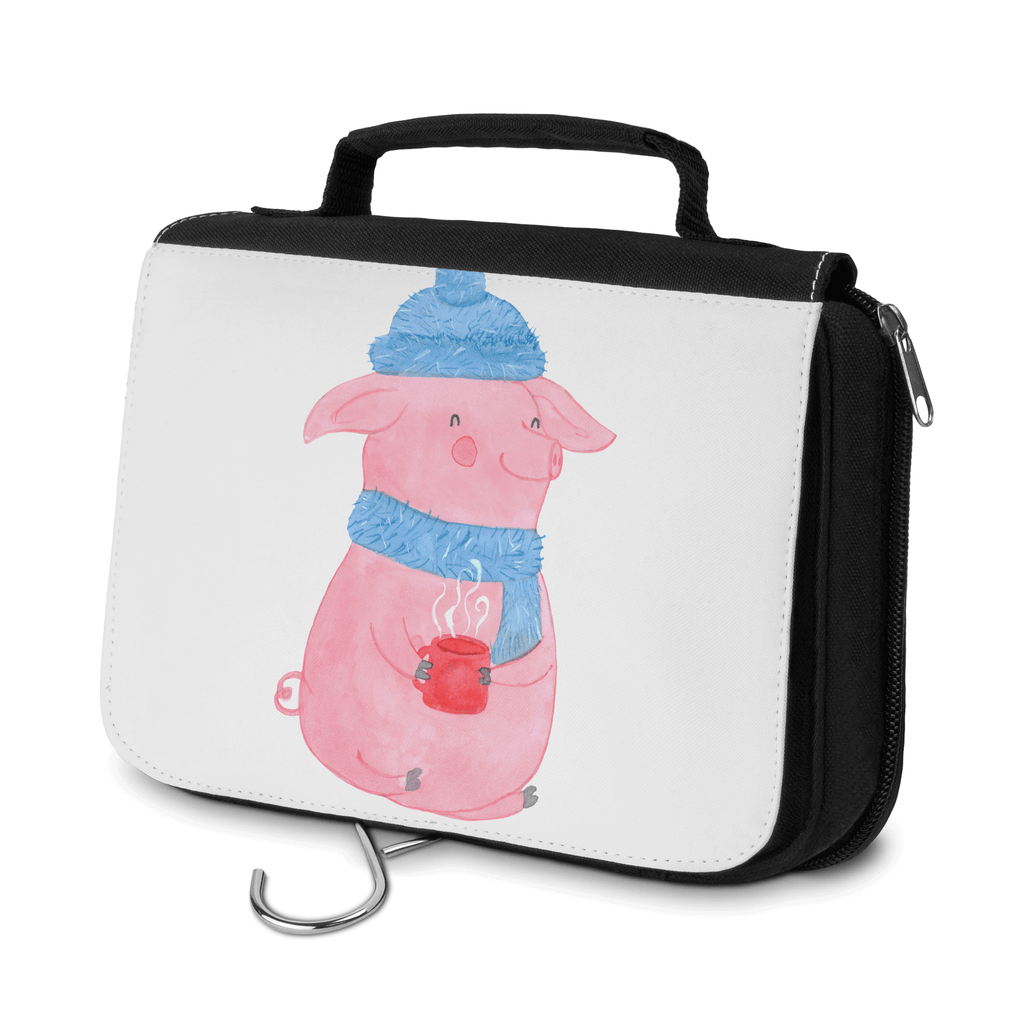 Kulturbeutel Glühschwein Kulturbeutel, Zum Aufhängen, Waschtasche, Kosmetiktasche, Damen, Herren, Aufbewahrungstasche, Schminktasche, Kosmetikbeutel, Organizer, Kulturtasche, Schminkutensil, Winter, Weihnachten, Weihnachtsdeko, Nikolaus, Advent, Heiligabend, Wintermotiv, Glühschwein, Glühwein, Weihnachtsmarkt, Punsch