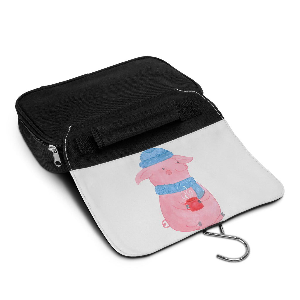 Kulturbeutel Glühschwein Kulturbeutel, Zum Aufhängen, Waschtasche, Kosmetiktasche, Damen, Herren, Aufbewahrungstasche, Schminktasche, Kosmetikbeutel, Organizer, Kulturtasche, Schminkutensil, Winter, Weihnachten, Weihnachtsdeko, Nikolaus, Advent, Heiligabend, Wintermotiv, Glühschwein, Glühwein, Weihnachtsmarkt, Punsch