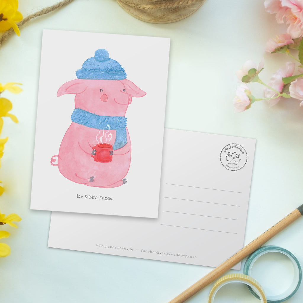Postkarte Glühschwein Geschenkkarte, Grußkarte, Karte, Einladung, Ansichtskarte, Geburtstagskarte, Einladungskarte, Dankeskarte, Winter, Weihnachten, Weihnachtsdeko, Nikolaus, Advent, Heiligabend, Wintermotiv, Glühschwein, Glühwein, Weihnachtsmarkt, Punsch