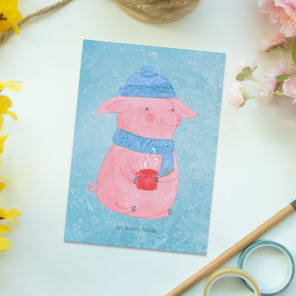 Postkarte Glühschwein Geschenkkarte, Grußkarte, Karte, Einladung, Ansichtskarte, Geburtstagskarte, Einladungskarte, Dankeskarte, Winter, Weihnachten, Weihnachtsdeko, Nikolaus, Advent, Heiligabend, Wintermotiv, Glühschwein, Glühwein, Weihnachtsmarkt, Punsch