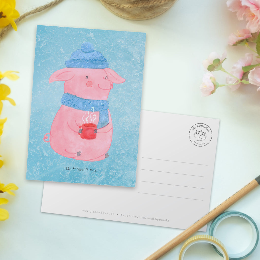 Postkarte Glühschwein Geschenkkarte, Grußkarte, Karte, Einladung, Ansichtskarte, Geburtstagskarte, Einladungskarte, Dankeskarte, Winter, Weihnachten, Weihnachtsdeko, Nikolaus, Advent, Heiligabend, Wintermotiv, Glühschwein, Glühwein, Weihnachtsmarkt, Punsch