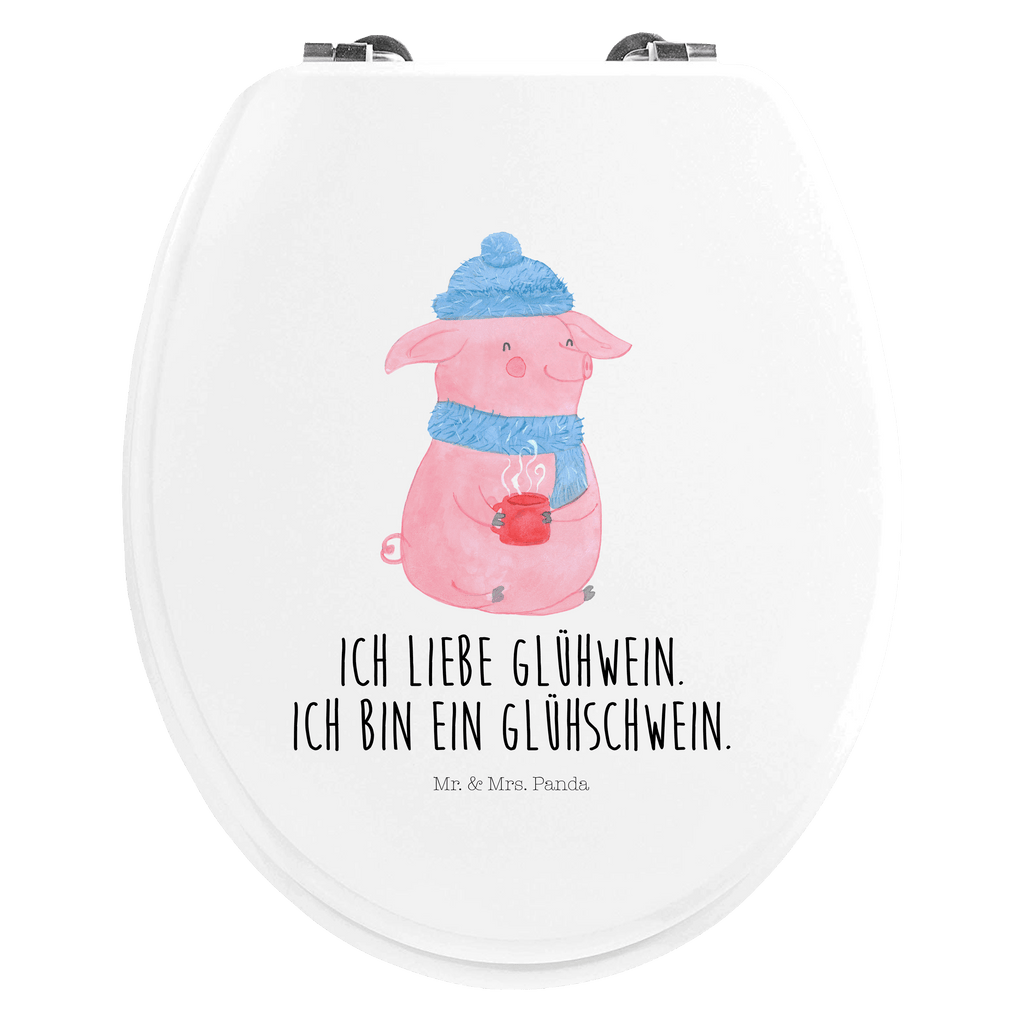 Motiv WC Sitz Glühschwein Klobrille, Klodeckel, Toilettendeckel, WC-Sitz, Toilette, Winter, Weihnachten, Weihnachtsdeko, Nikolaus, Advent, Heiligabend, Wintermotiv, Glühschwein, Glühwein, Weihnachtsmarkt, Punsch