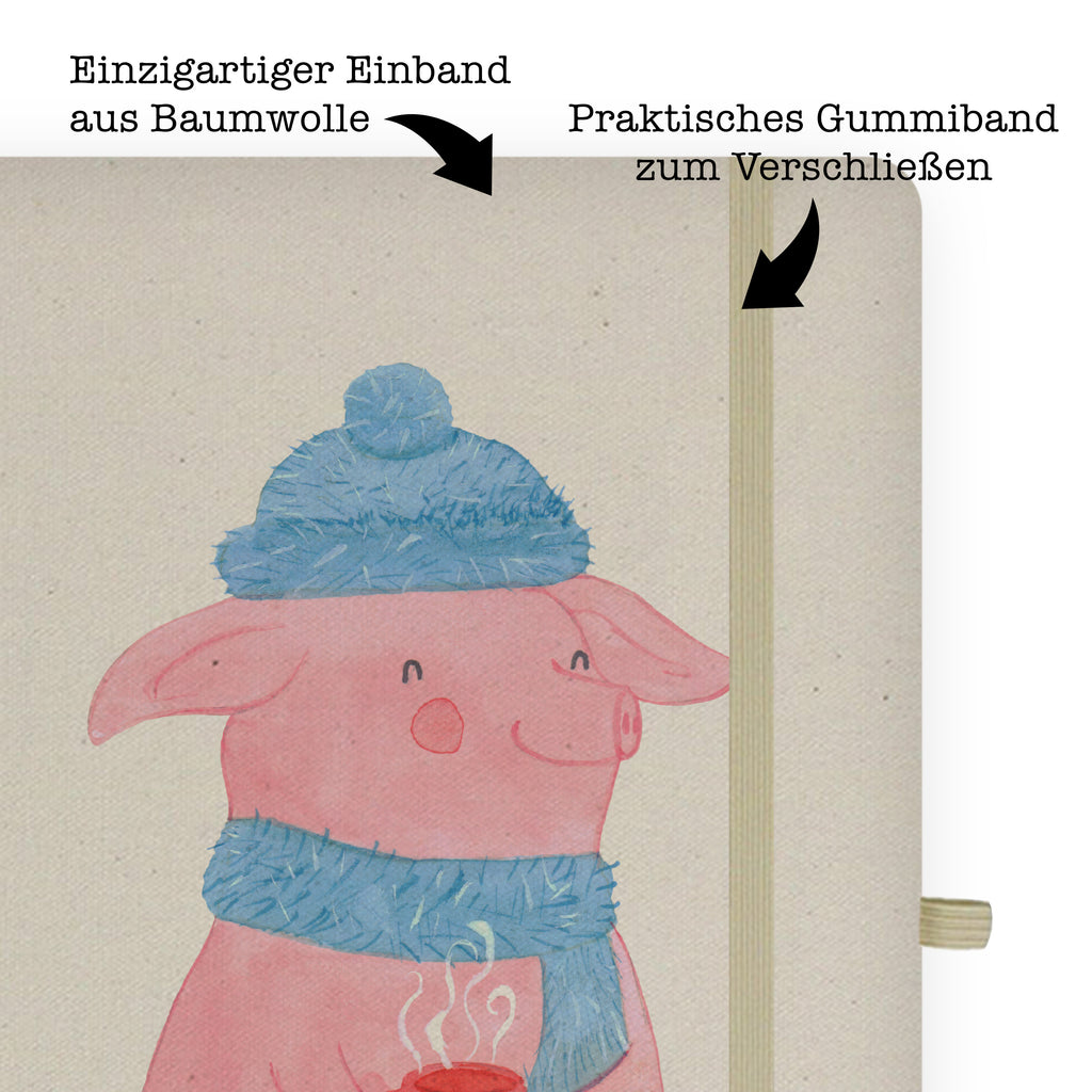 DIN A5 Baumwoll Notizbuch Glühschwein Notizen, Eintragebuch, Tagebuch, Notizblock, Adressbuch, Journal, Kladde, Skizzenbuch, Notizheft, Schreibbuch, Schreibheft, Winter, Weihnachten, Weihnachtsdeko, Nikolaus, Advent, Heiligabend, Wintermotiv, Glühschwein, Glühwein, Weihnachtsmarkt, Punsch