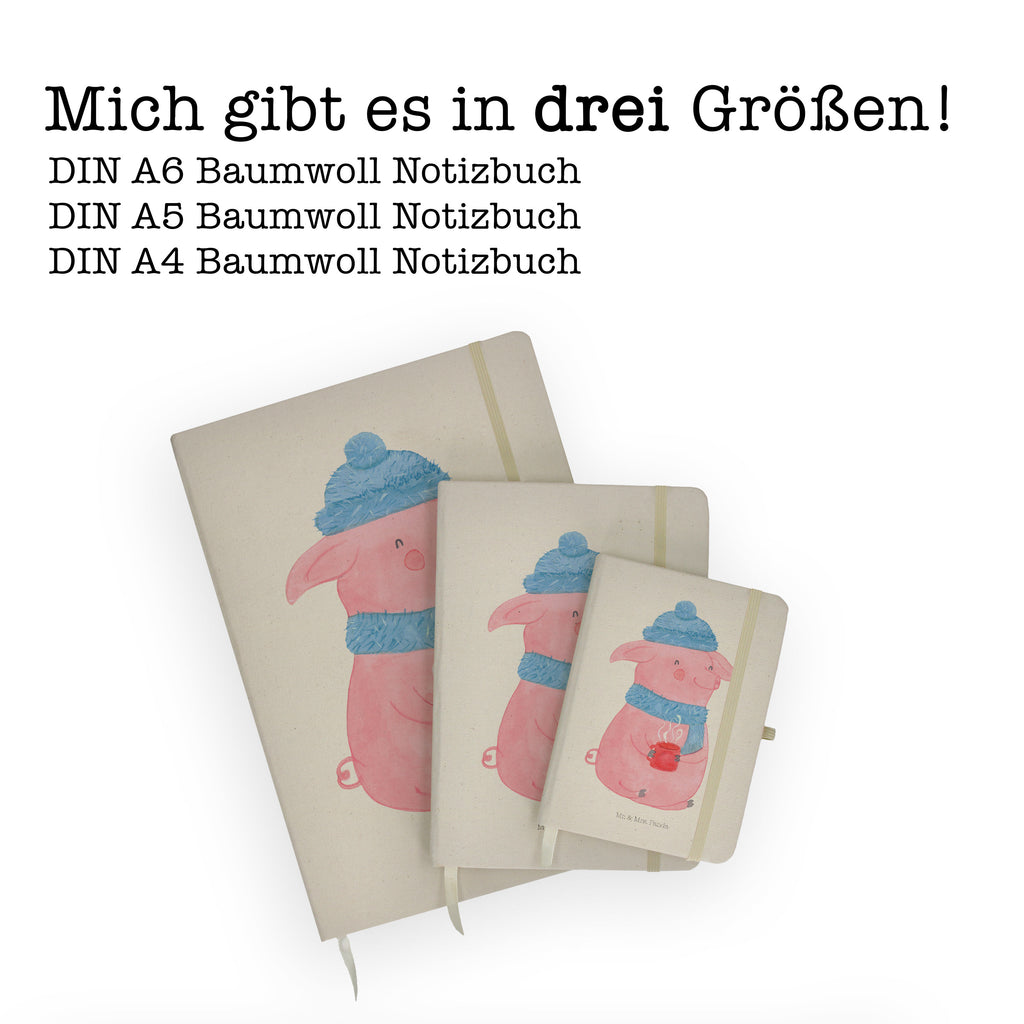 DIN A5 Baumwoll Notizbuch Glühschwein Notizen, Eintragebuch, Tagebuch, Notizblock, Adressbuch, Journal, Kladde, Skizzenbuch, Notizheft, Schreibbuch, Schreibheft, Winter, Weihnachten, Weihnachtsdeko, Nikolaus, Advent, Heiligabend, Wintermotiv, Glühschwein, Glühwein, Weihnachtsmarkt, Punsch