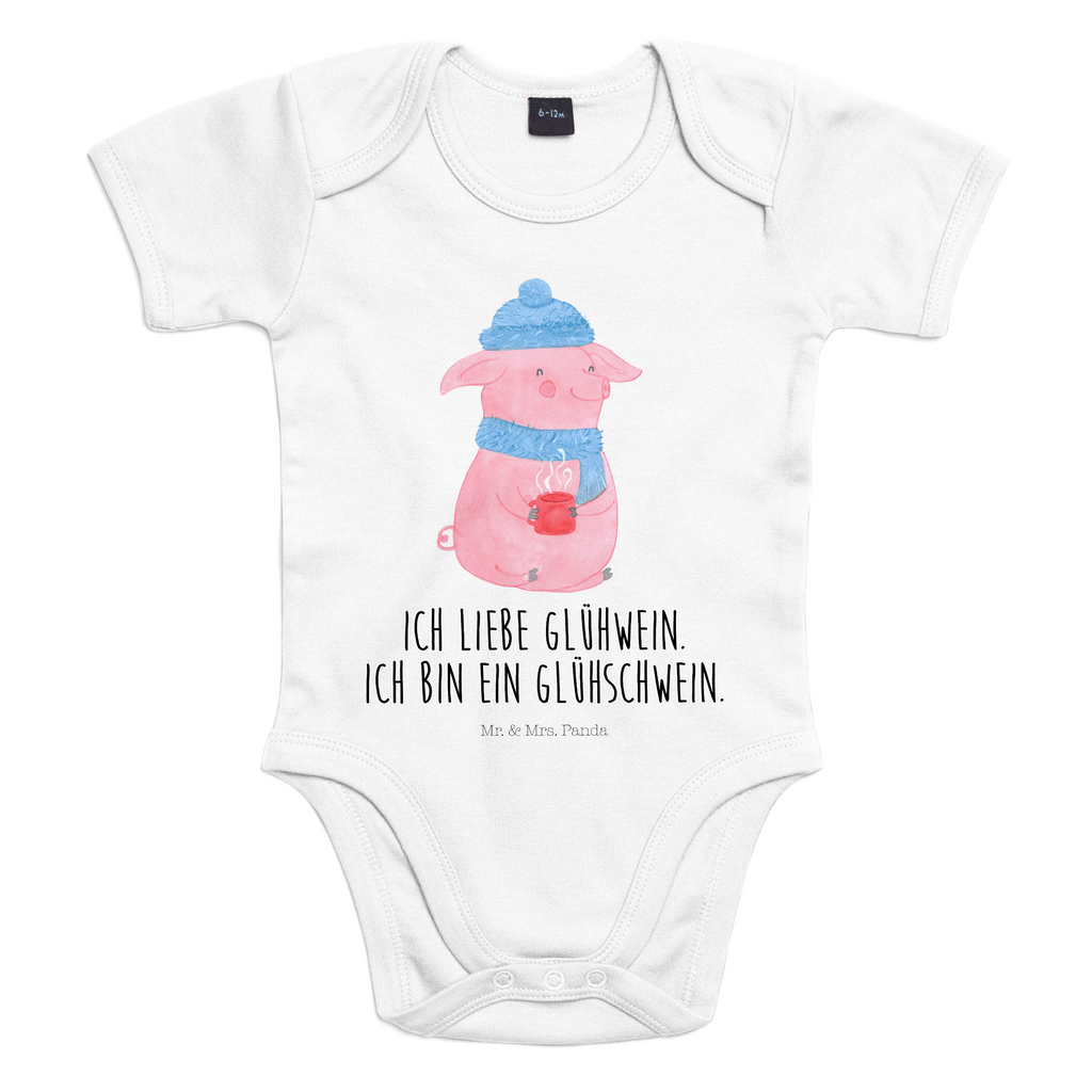 Organic Baby Body Glühschwein Babykleidung, Babystrampler, Strampler, Wickelbody, Baby Erstausstattung, Junge, Mädchen, Winter, Weihnachten, Weihnachtsdeko, Nikolaus, Advent, Heiligabend, Wintermotiv, Glühschwein, Glühwein, Weihnachtsmarkt, Punsch