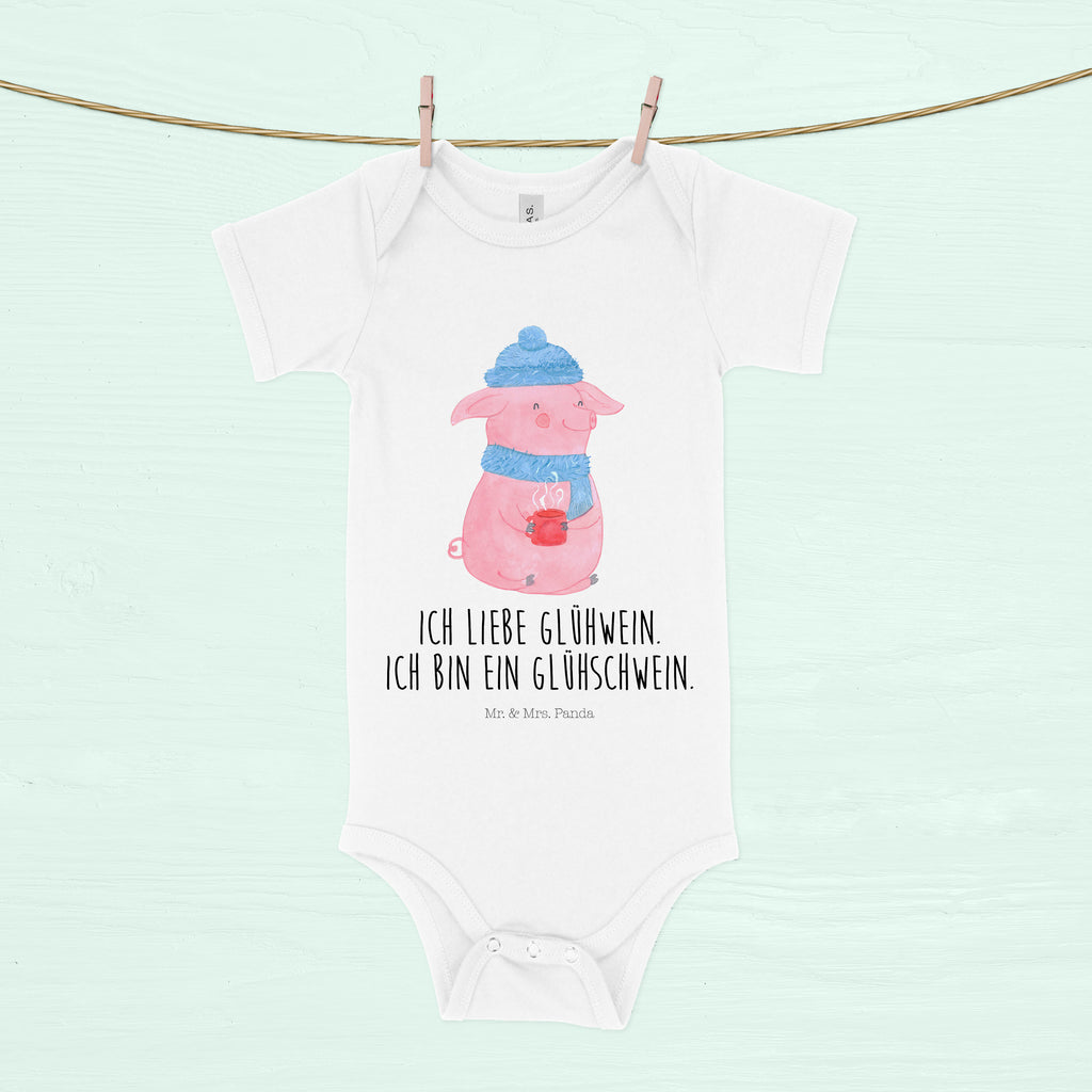 Organic Baby Body Glühschwein Babykleidung, Babystrampler, Strampler, Wickelbody, Baby Erstausstattung, Junge, Mädchen, Winter, Weihnachten, Weihnachtsdeko, Nikolaus, Advent, Heiligabend, Wintermotiv, Glühschwein, Glühwein, Weihnachtsmarkt, Punsch