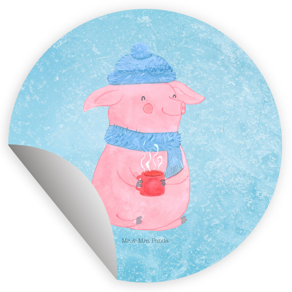 40mm Rund Aufkleber Glühschwein Sticker, Aufkleber, Etikett, Winter, Weihnachten, Weihnachtsdeko, Nikolaus, Advent, Heiligabend, Wintermotiv, Glühschwein, Glühwein, Weihnachtsmarkt, Punsch