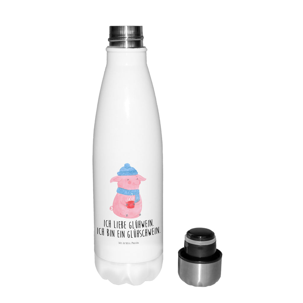 Thermosflasche Glühschwein Isolierflasche, Thermoflasche, Trinkflasche, Thermos, Edelstahl, Winter, Weihnachten, Weihnachtsdeko, Nikolaus, Advent, Heiligabend, Wintermotiv, Glühschwein, Glühwein, Weihnachtsmarkt, Punsch