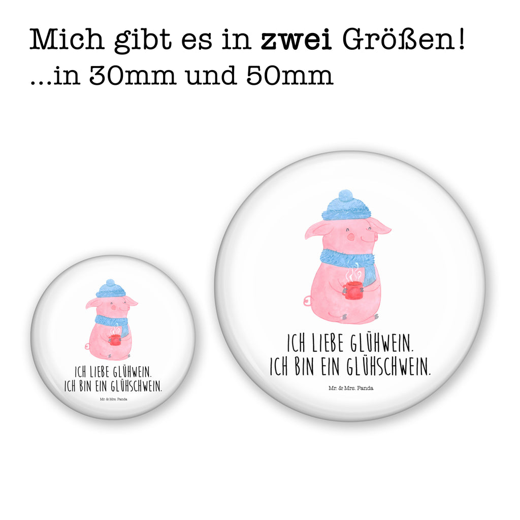 50mm Button Glühschwein 50mm Button, Button, Pin, Anstecknadel, Winter, Weihnachten, Weihnachtsdeko, Nikolaus, Advent, Heiligabend, Wintermotiv, Glühschwein, Glühwein, Weihnachtsmarkt, Punsch