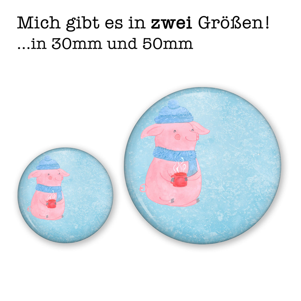 50mm Button Glühschwein 50mm Button, Button, Pin, Anstecknadel, Winter, Weihnachten, Weihnachtsdeko, Nikolaus, Advent, Heiligabend, Wintermotiv, Glühschwein, Glühwein, Weihnachtsmarkt, Punsch