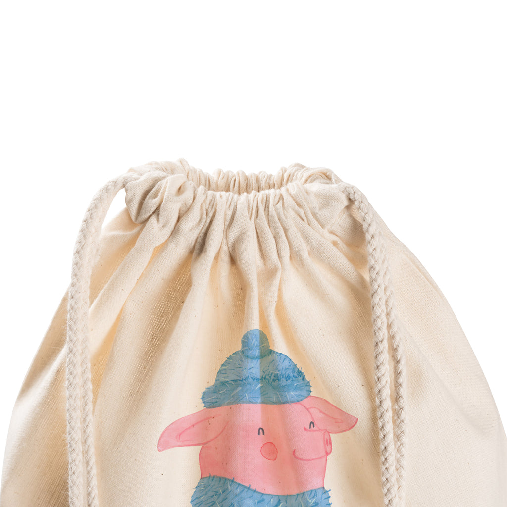 Sportbeutel Lallelndes Glühschwein Turnbeutel, Beutel, Sporttasche, Tasche, Stoffbeutel, Winter, Weihnachten, Weihnachtsdeko, Nikolaus, Advent, Heiligabend, Wintermotiv, Glühwein, Betrunken, Weihnachtsmarkt, Spruch