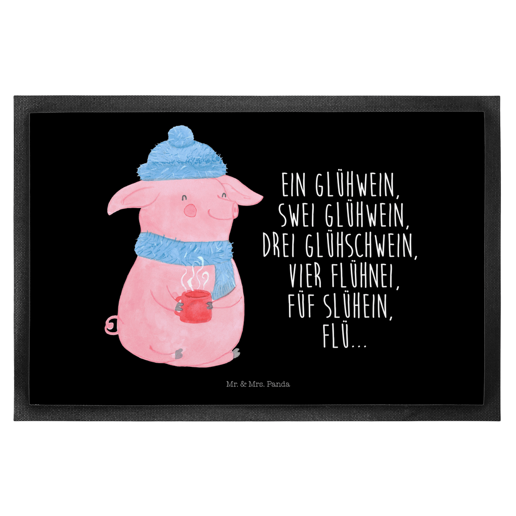 Fußmatte Lallelndes Glühschwein Türvorleger, Schmutzmatte, Fußabtreter, Matte, Schmutzfänger, Fußabstreifer, Schmutzfangmatte, Türmatte, Motivfußmatte, Haustürmatte, Vorleger, Winter, Weihnachten, Weihnachtsdeko, Nikolaus, Advent, Heiligabend, Wintermotiv, Glühwein, Betrunken, Weihnachtsmarkt, Spruch