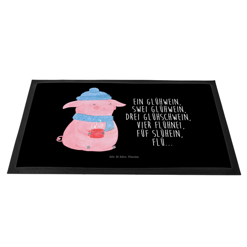 Fußmatte Lallelndes Glühschwein Türvorleger, Schmutzmatte, Fußabtreter, Matte, Schmutzfänger, Fußabstreifer, Schmutzfangmatte, Türmatte, Motivfußmatte, Haustürmatte, Vorleger, Winter, Weihnachten, Weihnachtsdeko, Nikolaus, Advent, Heiligabend, Wintermotiv, Glühwein, Betrunken, Weihnachtsmarkt, Spruch