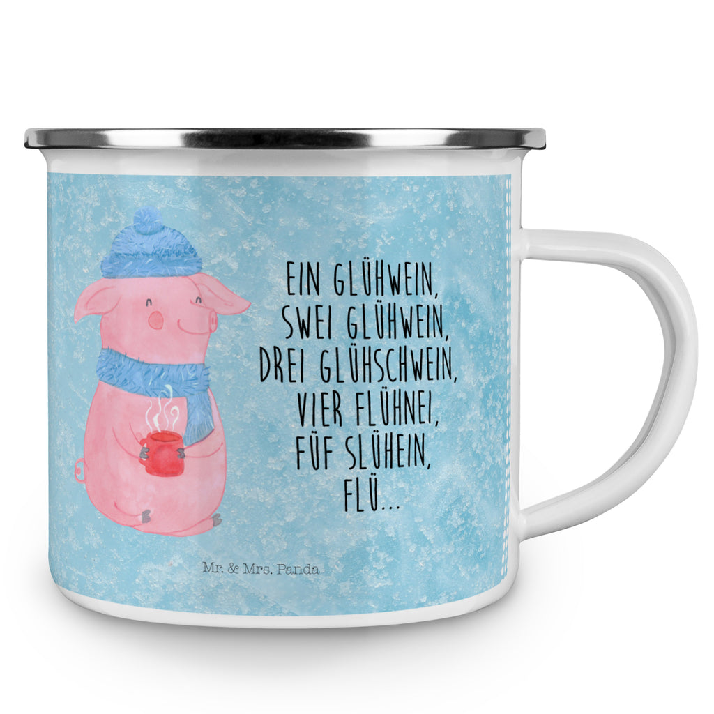 Camping Emaille Tasse Lallelndes Glühschwein Campingtasse, Trinkbecher, Metalltasse, Outdoor Tasse, Emaille Trinkbecher, Blechtasse Outdoor, Emaille Campingbecher, Edelstahl Trinkbecher, Metalltasse für Camping, Kaffee Blechtasse, Camping Tasse Metall, Winter, Weihnachten, Weihnachtsdeko, Nikolaus, Advent, Heiligabend, Wintermotiv, Glühwein, Betrunken, Weihnachtsmarkt, Spruch