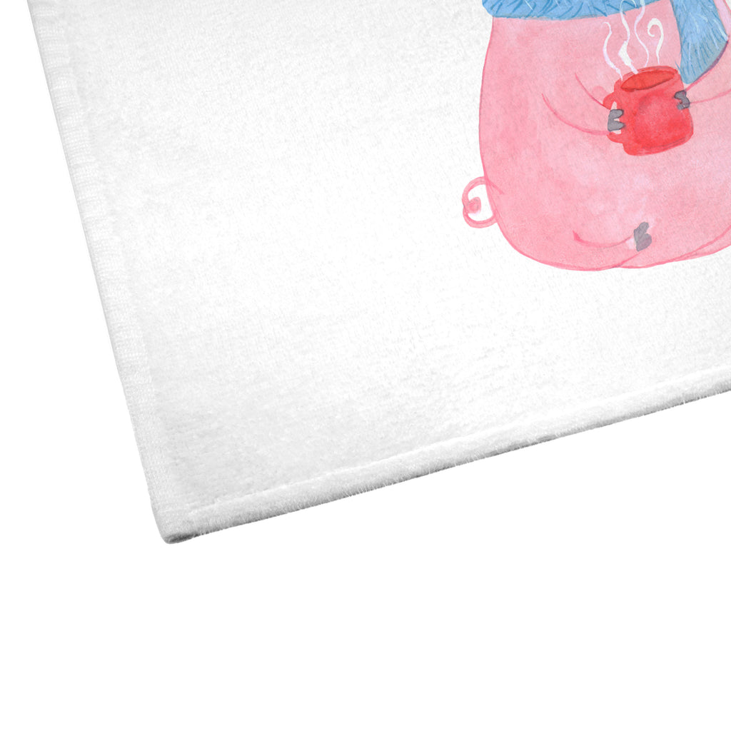 Gäste Handtuch Lallelndes Glühschwein Gästetuch, Reisehandtuch, Sport Handtuch, Frottier, Kinder Handtuch, Winter, Weihnachten, Weihnachtsdeko, Nikolaus, Advent, Heiligabend, Wintermotiv, Glühwein, Betrunken, Weihnachtsmarkt, Spruch
