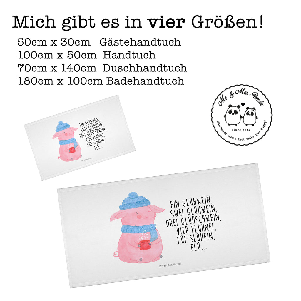 Gäste Handtuch Lallelndes Glühschwein Gästetuch, Reisehandtuch, Sport Handtuch, Frottier, Kinder Handtuch, Winter, Weihnachten, Weihnachtsdeko, Nikolaus, Advent, Heiligabend, Wintermotiv, Glühwein, Betrunken, Weihnachtsmarkt, Spruch