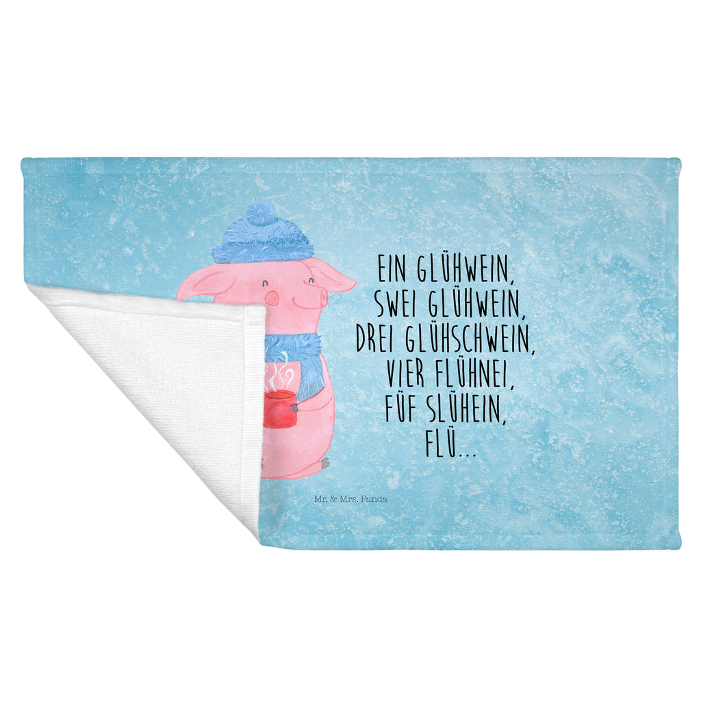 Gäste Handtuch Lallelndes Glühschwein Gästetuch, Reisehandtuch, Sport Handtuch, Frottier, Kinder Handtuch, Winter, Weihnachten, Weihnachtsdeko, Nikolaus, Advent, Heiligabend, Wintermotiv, Glühwein, Betrunken, Weihnachtsmarkt, Spruch
