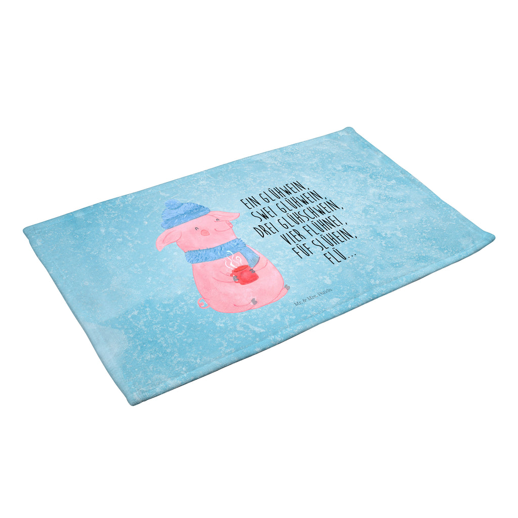 Gäste Handtuch Lallelndes Glühschwein Gästetuch, Reisehandtuch, Sport Handtuch, Frottier, Kinder Handtuch, Winter, Weihnachten, Weihnachtsdeko, Nikolaus, Advent, Heiligabend, Wintermotiv, Glühwein, Betrunken, Weihnachtsmarkt, Spruch