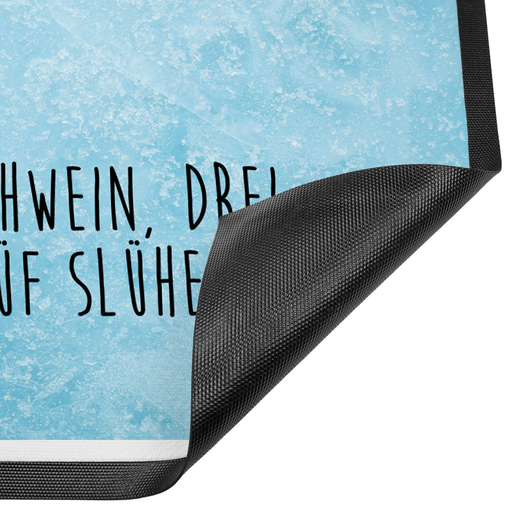 Fußmatte Lallelndes Glühschwein Türvorleger, Schmutzmatte, Fußabtreter, Matte, Schmutzfänger, Fußabstreifer, Schmutzfangmatte, Türmatte, Motivfußmatte, Haustürmatte, Vorleger, Winter, Weihnachten, Weihnachtsdeko, Nikolaus, Advent, Heiligabend, Wintermotiv, Glühwein, Betrunken, Weihnachtsmarkt, Spruch