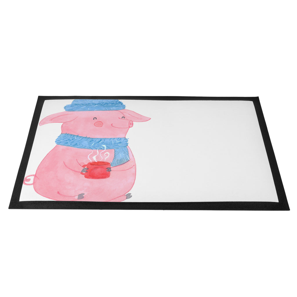 Fußmatte Lallelndes Glühschwein Türvorleger, Schmutzmatte, Fußabtreter, Matte, Schmutzfänger, Fußabstreifer, Schmutzfangmatte, Türmatte, Motivfußmatte, Haustürmatte, Vorleger, Winter, Weihnachten, Weihnachtsdeko, Nikolaus, Advent, Heiligabend, Wintermotiv, Glühwein, Betrunken, Weihnachtsmarkt, Spruch