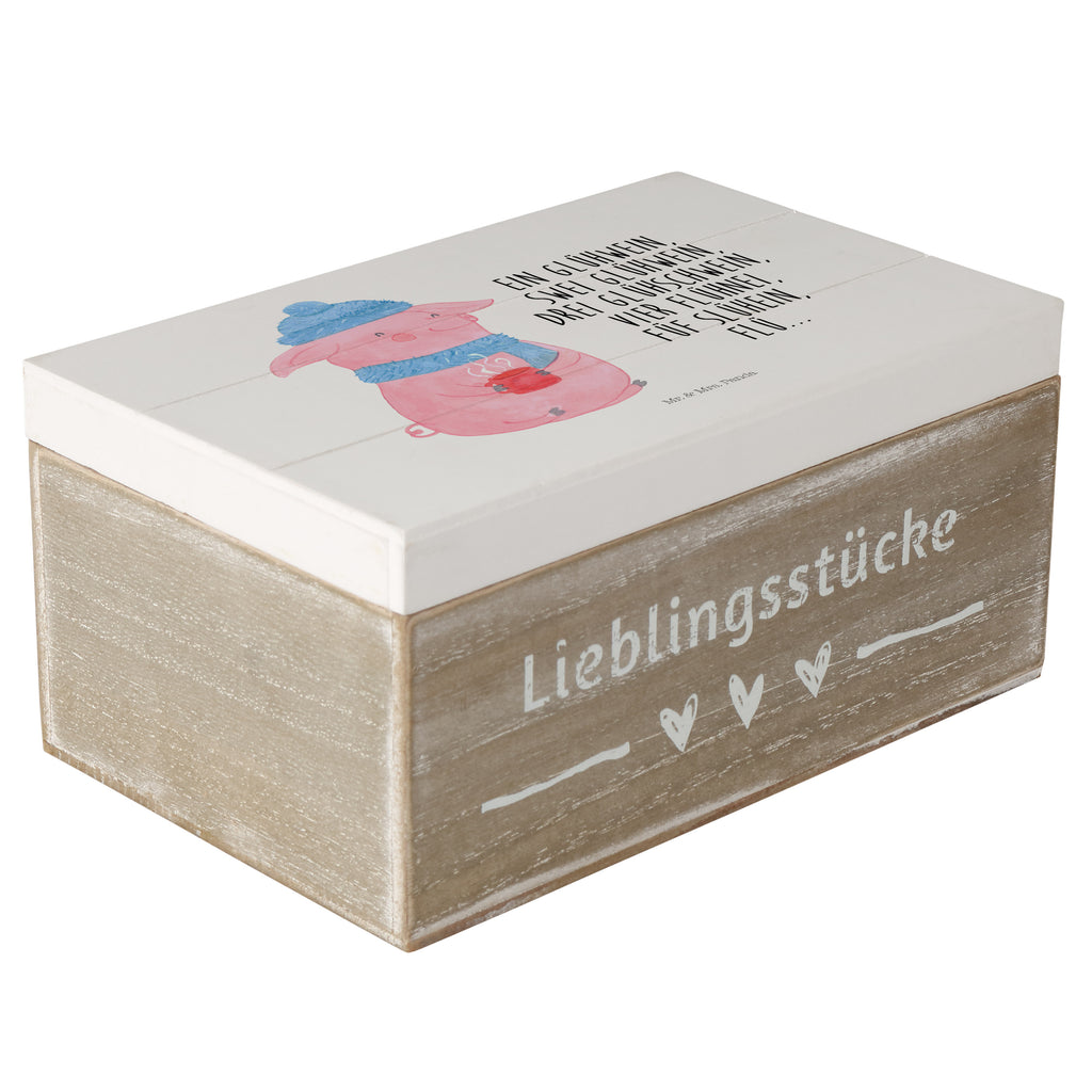 Holzkiste Lallelndes Glühschwein Holzkiste, Kiste, Schatzkiste, Truhe, Schatulle, XXL, Erinnerungsbox, Erinnerungskiste, Dekokiste, Aufbewahrungsbox, Winter, Weihnachten, Weihnachtsdeko, Nikolaus, Advent, Heiligabend, Wintermotiv, Glühwein, Betrunken, Weihnachtsmarkt, Spruch