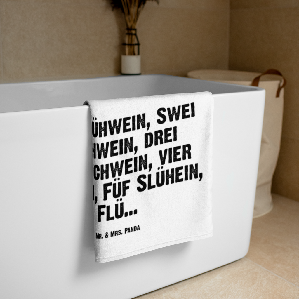 XL Badehandtuch Lallelndes Glühschwein Handtuch, Badetuch, Duschtuch, Strandtuch, Saunatuch, Winter, Weihnachten, Weihnachtsdeko, Nikolaus, Advent, Heiligabend, Wintermotiv, Glühwein, Betrunken, Weihnachtsmarkt, Spruch