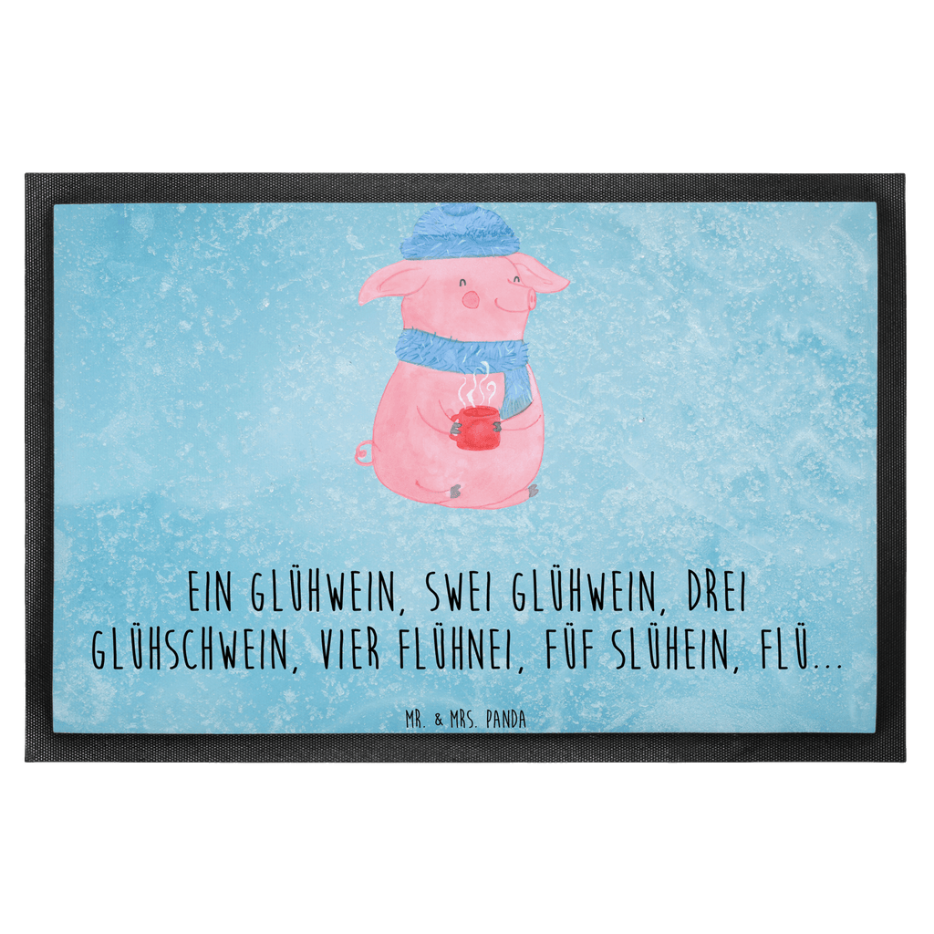 Fußmatte Lallelndes Glühschwein Türvorleger, Schmutzmatte, Fußabtreter, Matte, Schmutzfänger, Fußabstreifer, Schmutzfangmatte, Türmatte, Motivfußmatte, Haustürmatte, Vorleger, Winter, Weihnachten, Weihnachtsdeko, Nikolaus, Advent, Heiligabend, Wintermotiv, Glühwein, Betrunken, Weihnachtsmarkt, Spruch