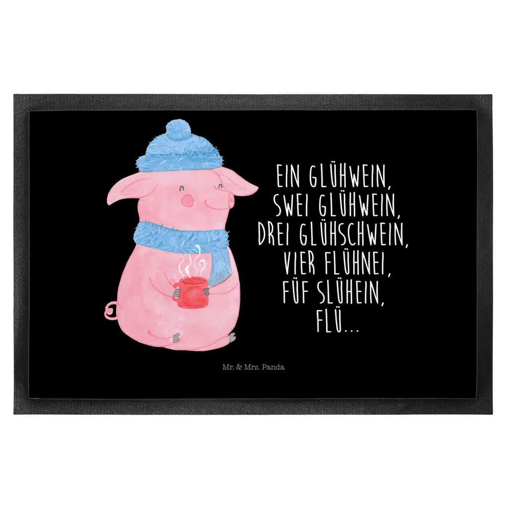 Fußmatte Lallelndes Glühschwein Türvorleger, Schmutzmatte, Fußabtreter, Matte, Schmutzfänger, Fußabstreifer, Schmutzfangmatte, Türmatte, Motivfußmatte, Haustürmatte, Vorleger, Winter, Weihnachten, Weihnachtsdeko, Nikolaus, Advent, Heiligabend, Wintermotiv, Glühwein, Betrunken, Weihnachtsmarkt, Spruch