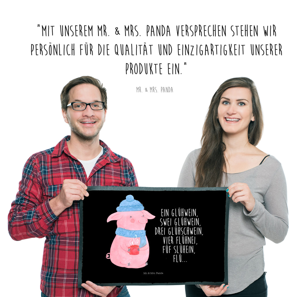 Fußmatte Lallelndes Glühschwein Türvorleger, Schmutzmatte, Fußabtreter, Matte, Schmutzfänger, Fußabstreifer, Schmutzfangmatte, Türmatte, Motivfußmatte, Haustürmatte, Vorleger, Winter, Weihnachten, Weihnachtsdeko, Nikolaus, Advent, Heiligabend, Wintermotiv, Glühwein, Betrunken, Weihnachtsmarkt, Spruch