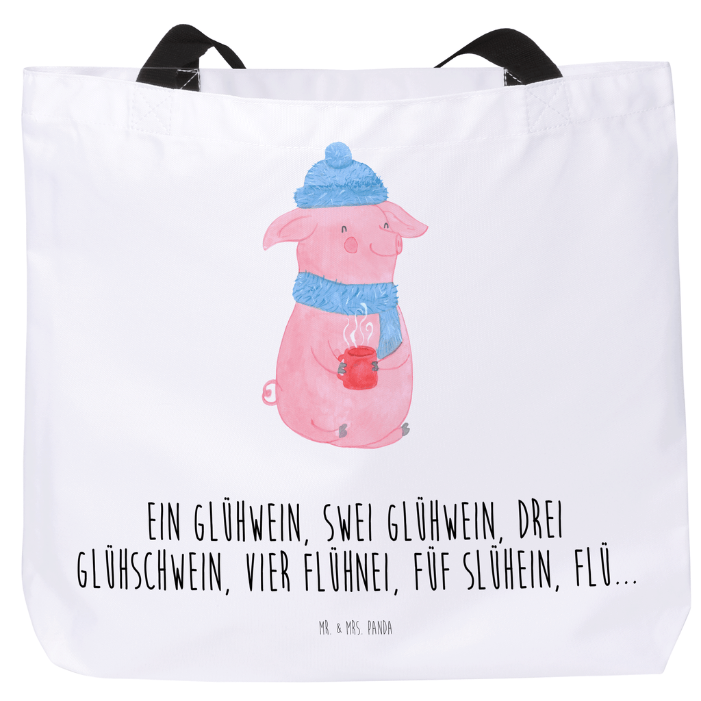 Shopper Lallelndes Glühschwein Beutel, Einkaufstasche, Tasche, Strandtasche, Einkaufsbeutel, Shopper, Schultasche, Freizeittasche, Tragebeutel, Schulbeutel, Alltagstasche, Winter, Weihnachten, Weihnachtsdeko, Nikolaus, Advent, Heiligabend, Wintermotiv, Glühwein, Betrunken, Weihnachtsmarkt, Spruch