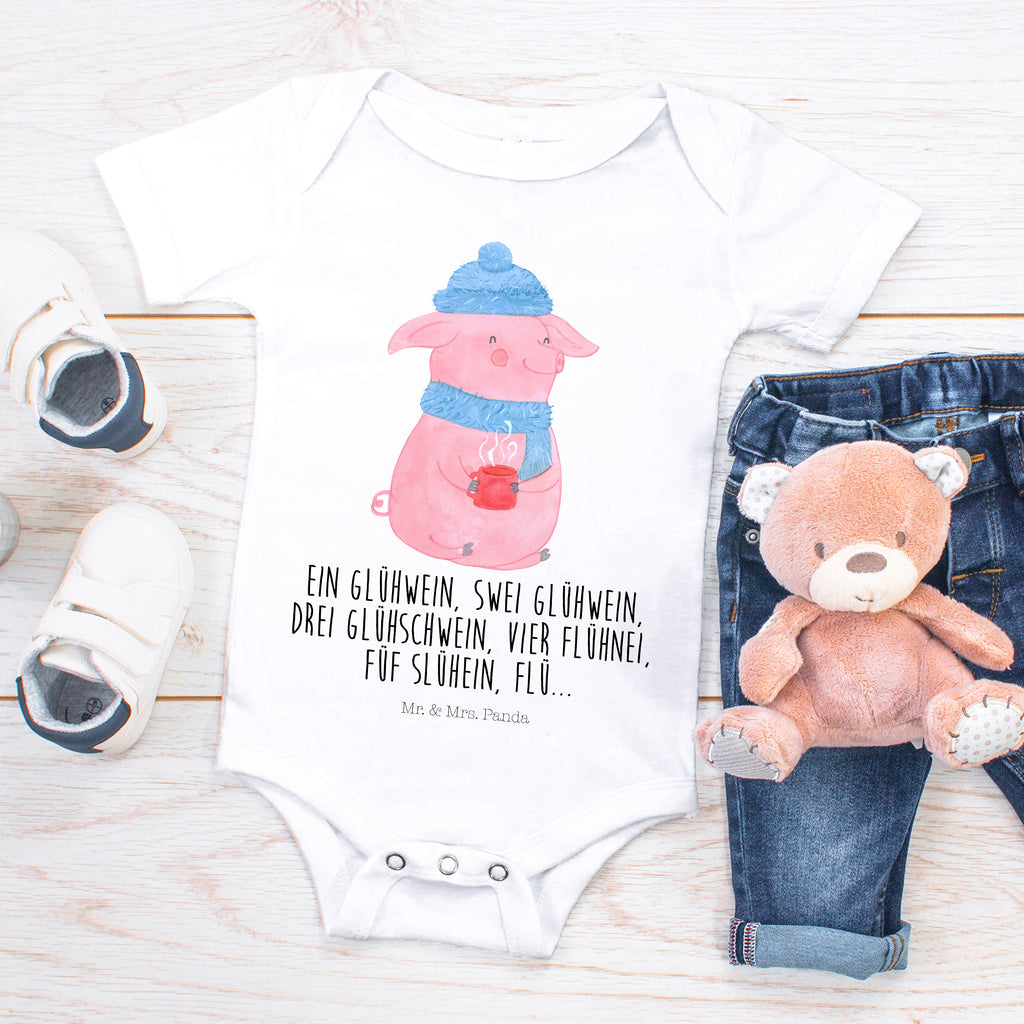 Organic Baby Body Lallelndes Glühschwein Babykleidung, Babystrampler, Strampler, Wickelbody, Baby Erstausstattung, Junge, Mädchen, Winter, Weihnachten, Weihnachtsdeko, Nikolaus, Advent, Heiligabend, Wintermotiv, Glühwein, Betrunken, Weihnachtsmarkt, Spruch
