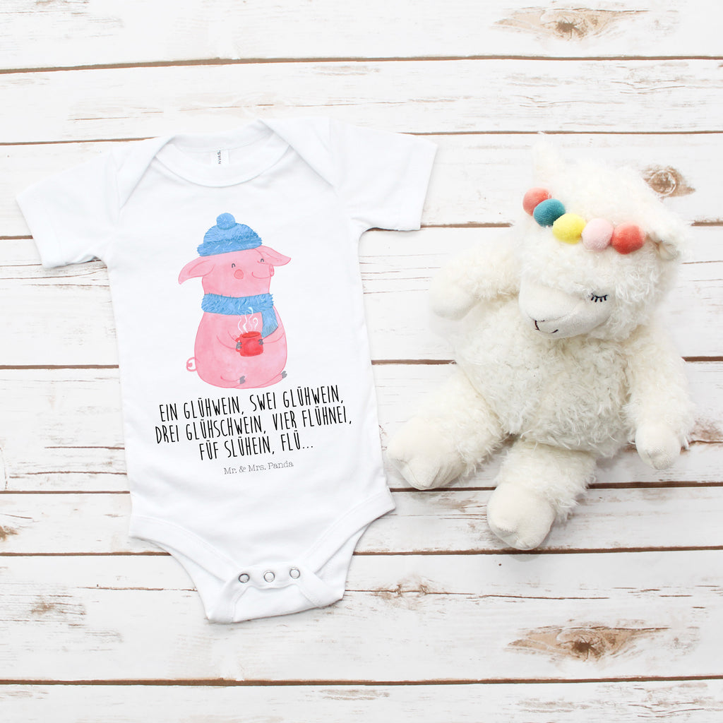 Organic Baby Body Lallelndes Glühschwein Babykleidung, Babystrampler, Strampler, Wickelbody, Baby Erstausstattung, Junge, Mädchen, Winter, Weihnachten, Weihnachtsdeko, Nikolaus, Advent, Heiligabend, Wintermotiv, Glühwein, Betrunken, Weihnachtsmarkt, Spruch