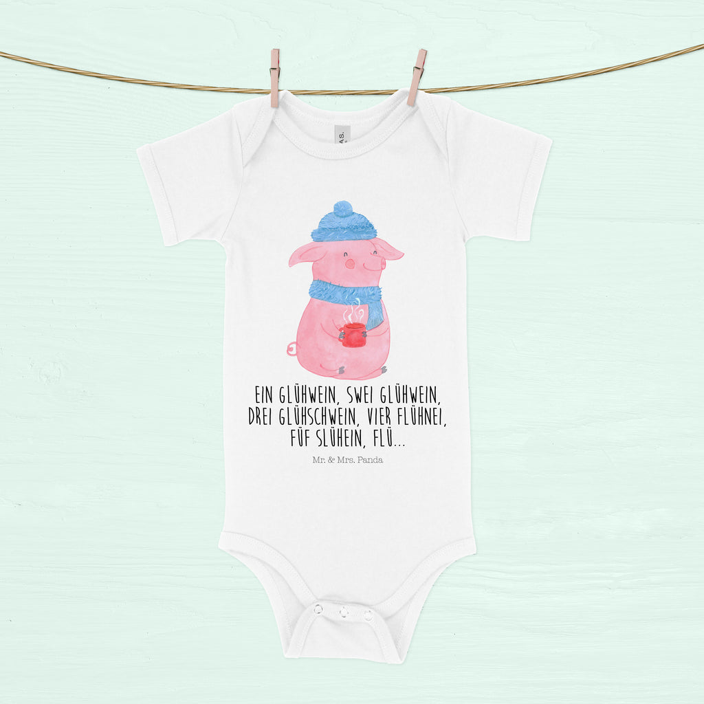 Organic Baby Body Lallelndes Glühschwein Babykleidung, Babystrampler, Strampler, Wickelbody, Baby Erstausstattung, Junge, Mädchen, Winter, Weihnachten, Weihnachtsdeko, Nikolaus, Advent, Heiligabend, Wintermotiv, Glühwein, Betrunken, Weihnachtsmarkt, Spruch