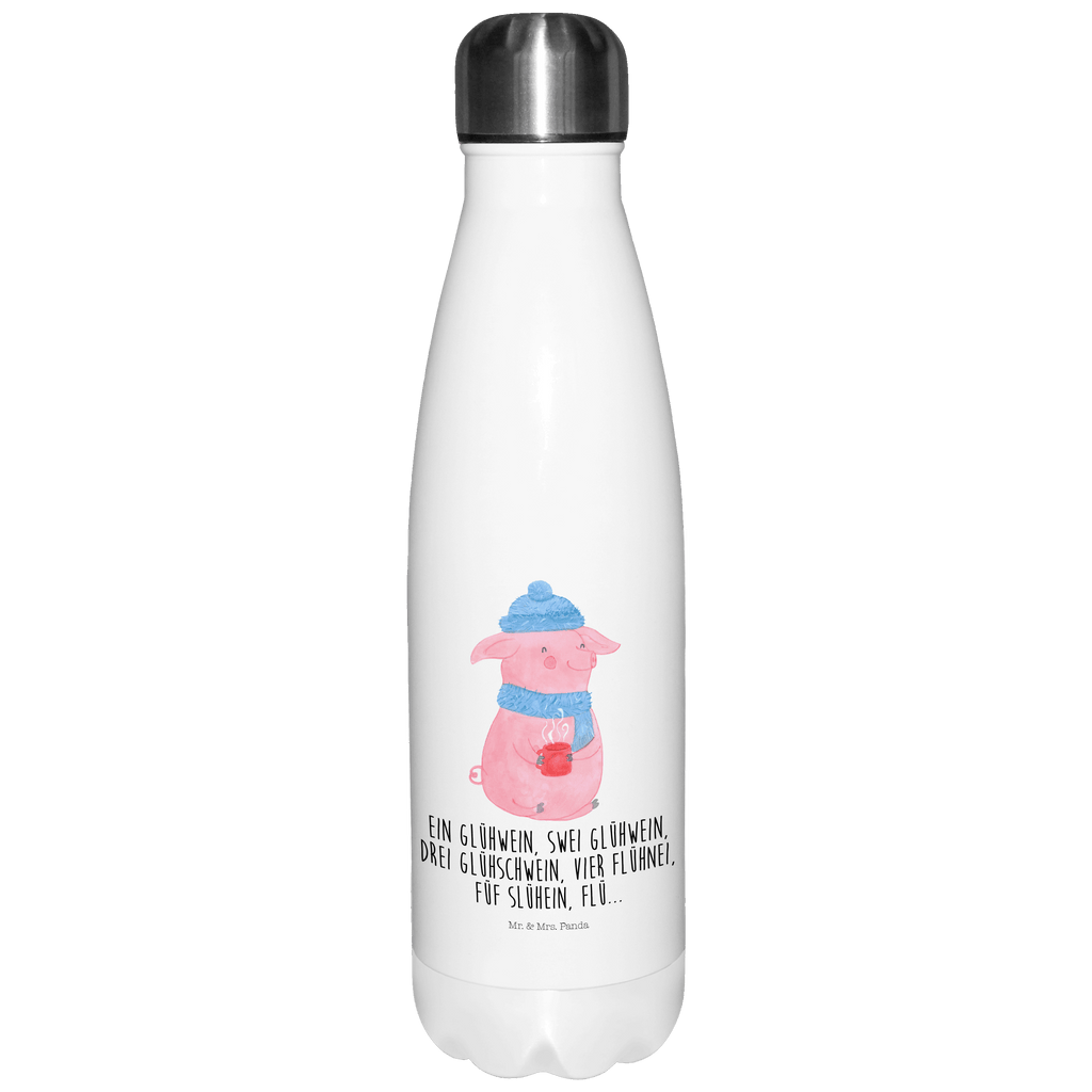 Thermosflasche Lallelndes Glühschwein Isolierflasche, Thermoflasche, Trinkflasche, Thermos, Edelstahl, Winter, Weihnachten, Weihnachtsdeko, Nikolaus, Advent, Heiligabend, Wintermotiv, Glühwein, Betrunken, Weihnachtsmarkt, Spruch