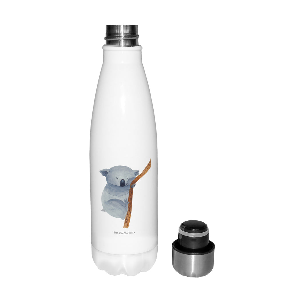 Thermosflasche Koalabär Isolierflasche, Thermoflasche, Trinkflasche, Thermos, Edelstahl, Tiermotive, Gute Laune, lustige Sprüche, Tiere, Koala, träumen, Traum, schlafen, Schlafzimmer, Traumland, Bär, Koalabär