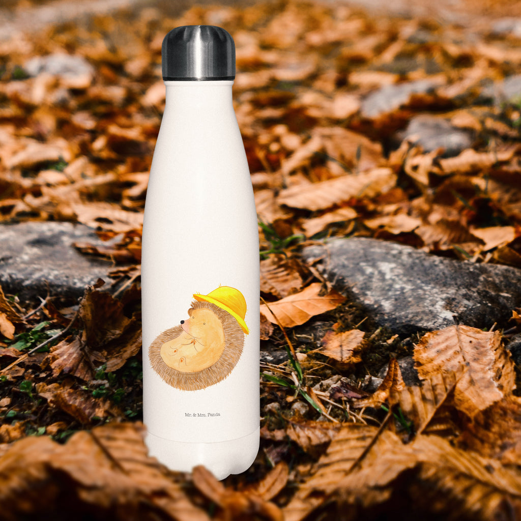 Thermosflasche Igel betet Isolierflasche, Thermoflasche, Trinkflasche, Thermos, Edelstahl, Tiermotive, Gute Laune, lustige Sprüche, Tiere, Igel, Igel mit Hut, Sonnenhut, Gott, Amen, beten, Leben, Dankbarkeit, Dankbar sein, dankbar, genießen