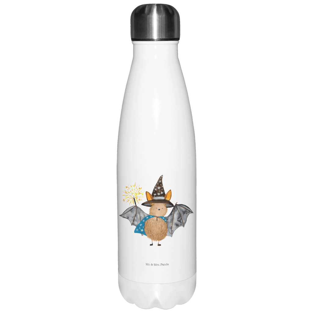 Thermosflasche Fledermaus Zauberer Isolierflasche, Thermoflasche, Trinkflasche, Thermos, Edelstahl, Tiermotive, Gute Laune, lustige Sprüche, Tiere, Fledermaus, Fledermäuse, Zauberer, Magier, Frauen, reinsteigern