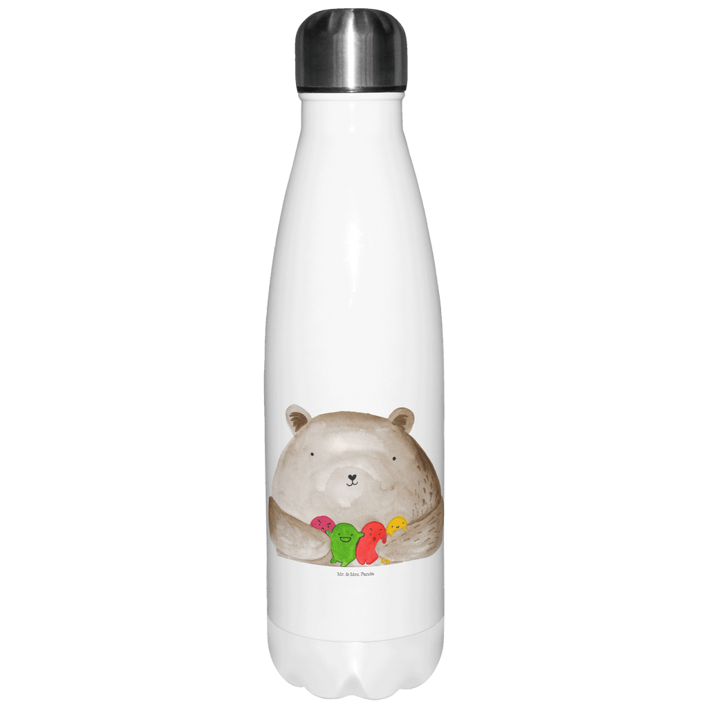 Thermosflasche Bär Gefühl Isolierflasche, Thermoflasche, Trinkflasche, Thermos, Edelstahl, Bär, Teddy, Teddybär, Wahnsinn, Verrückt, Durchgedreht