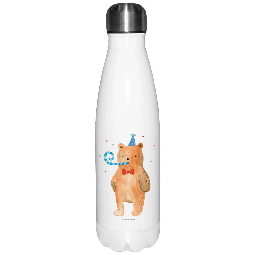 Thermosflasche Birthday Bär Isolierflasche, Thermoflasche, Trinkflasche, Thermos, Edelstahl, Bär, Teddy, Teddybär, Happy Birthday, Alles Gute, Glückwunsch, Geburtstag