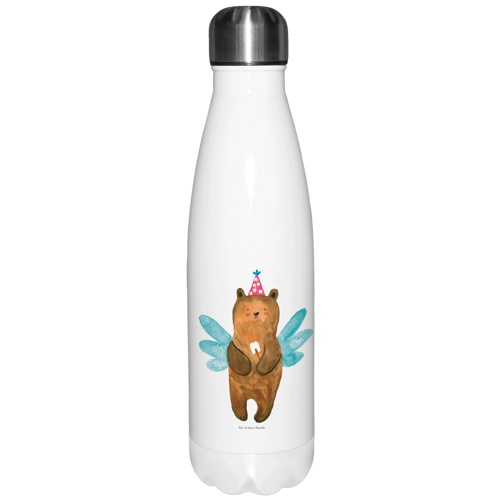 Thermosflasche Zahnfee Bär Isolierflasche, Thermoflasche, Trinkflasche, Thermos, Edelstahl, Bär, Teddy, Teddybär, Zahnfee, Fee, Milchzahn, Erster Zahn