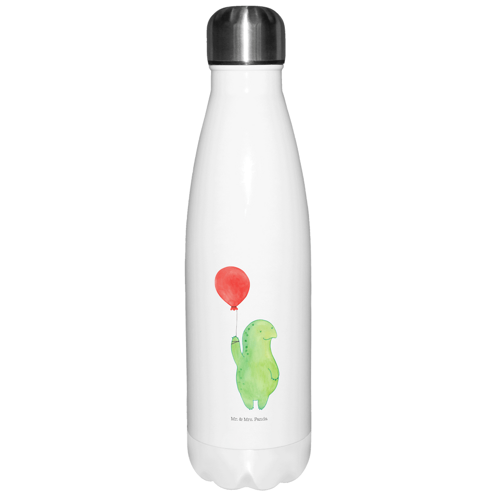Thermosflasche Schildkröte Luftballon Isolierflasche, Thermoflasche, Trinkflasche, Thermos, Edelstahl, Schildkröte, Schildkröten, Mutausbruch, Motivation, Motivationsspruch