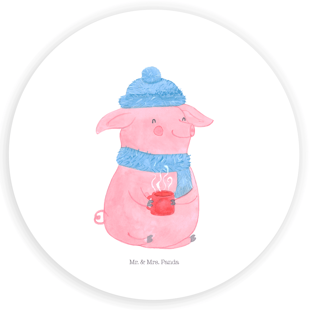 40mm Rund Aufkleber Lallelndes Glühschwein Sticker, Aufkleber, Etikett, Winter, Weihnachten, Weihnachtsdeko, Nikolaus, Advent, Heiligabend, Wintermotiv, Glühwein, Betrunken, Weihnachtsmarkt, Spruch