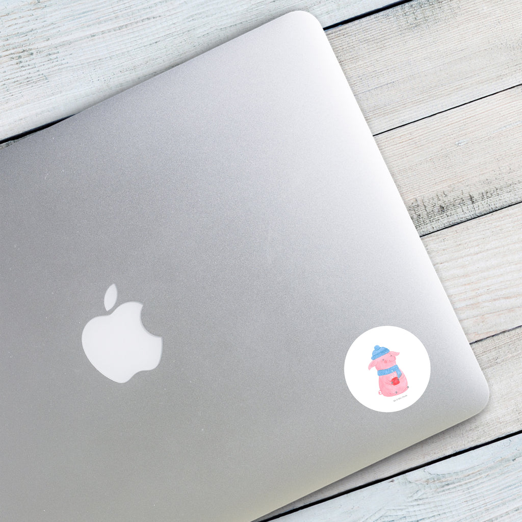 40mm Rund Aufkleber Lallelndes Glühschwein Sticker, Aufkleber, Etikett, Winter, Weihnachten, Weihnachtsdeko, Nikolaus, Advent, Heiligabend, Wintermotiv, Glühwein, Betrunken, Weihnachtsmarkt, Spruch