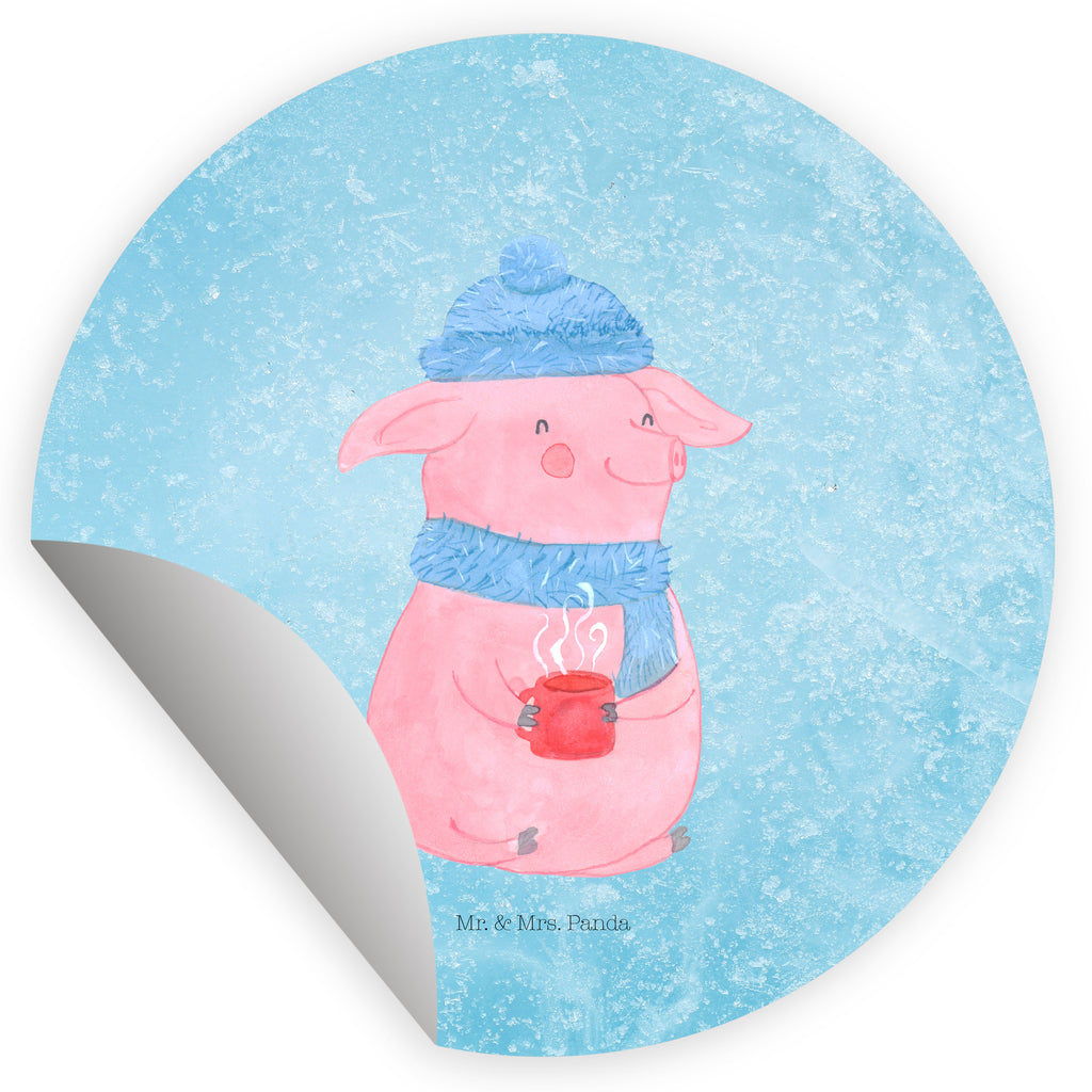 40mm Rund Aufkleber Lallelndes Glühschwein Sticker, Aufkleber, Etikett, Winter, Weihnachten, Weihnachtsdeko, Nikolaus, Advent, Heiligabend, Wintermotiv, Glühwein, Betrunken, Weihnachtsmarkt, Spruch
