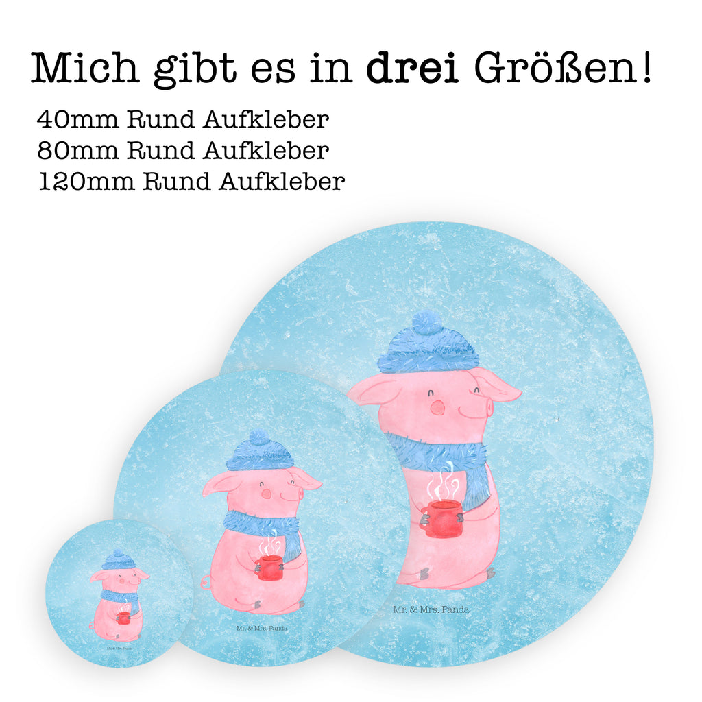 40mm Rund Aufkleber Lallelndes Glühschwein Sticker, Aufkleber, Etikett, Winter, Weihnachten, Weihnachtsdeko, Nikolaus, Advent, Heiligabend, Wintermotiv, Glühwein, Betrunken, Weihnachtsmarkt, Spruch