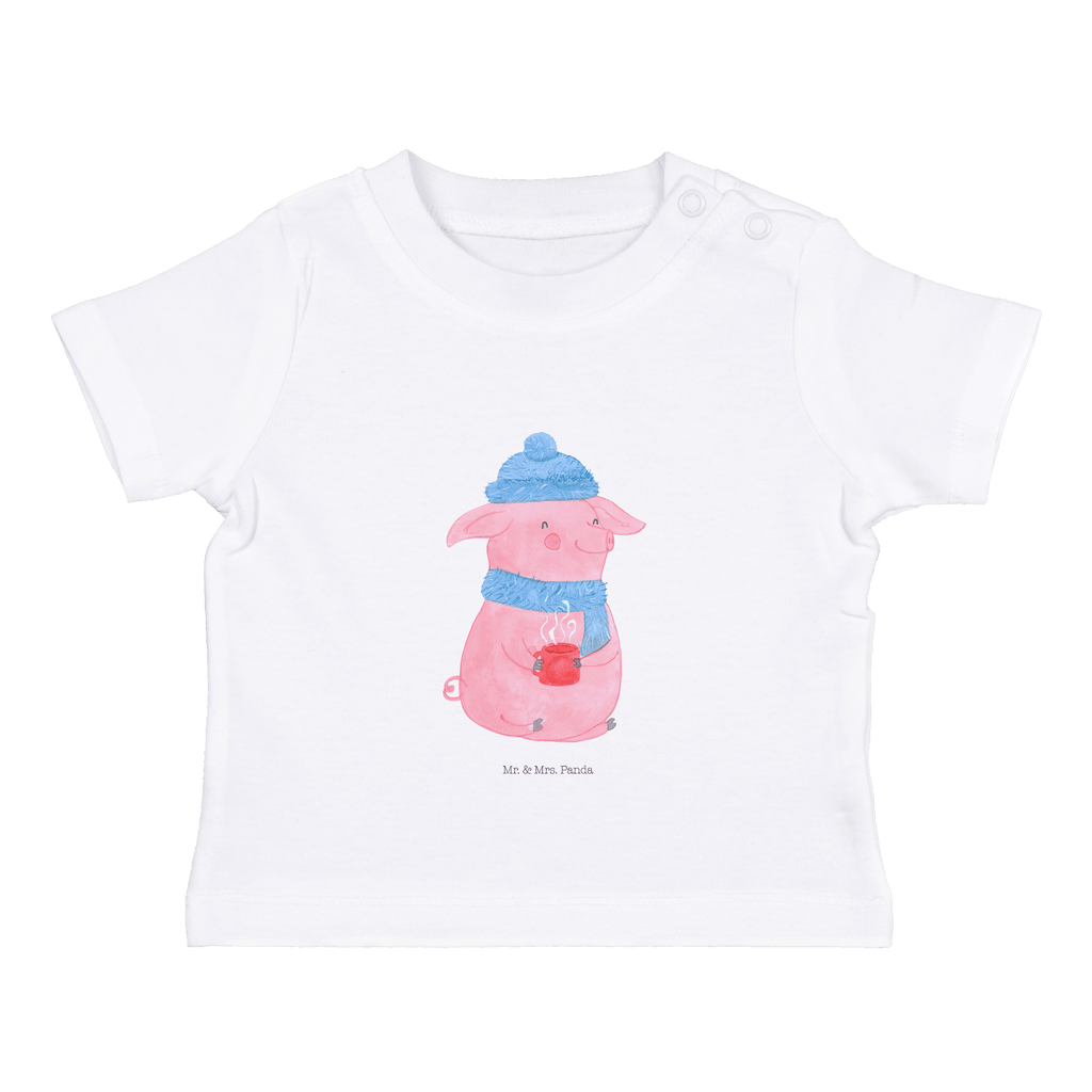 Organic Baby Shirt Lallelndes Glühschwein Baby T-Shirt, Jungen Baby T-Shirt, Mädchen Baby T-Shirt, Shirt, Winter, Weihnachten, Weihnachtsdeko, Nikolaus, Advent, Heiligabend, Wintermotiv, Glühwein, Betrunken, Weihnachtsmarkt, Spruch